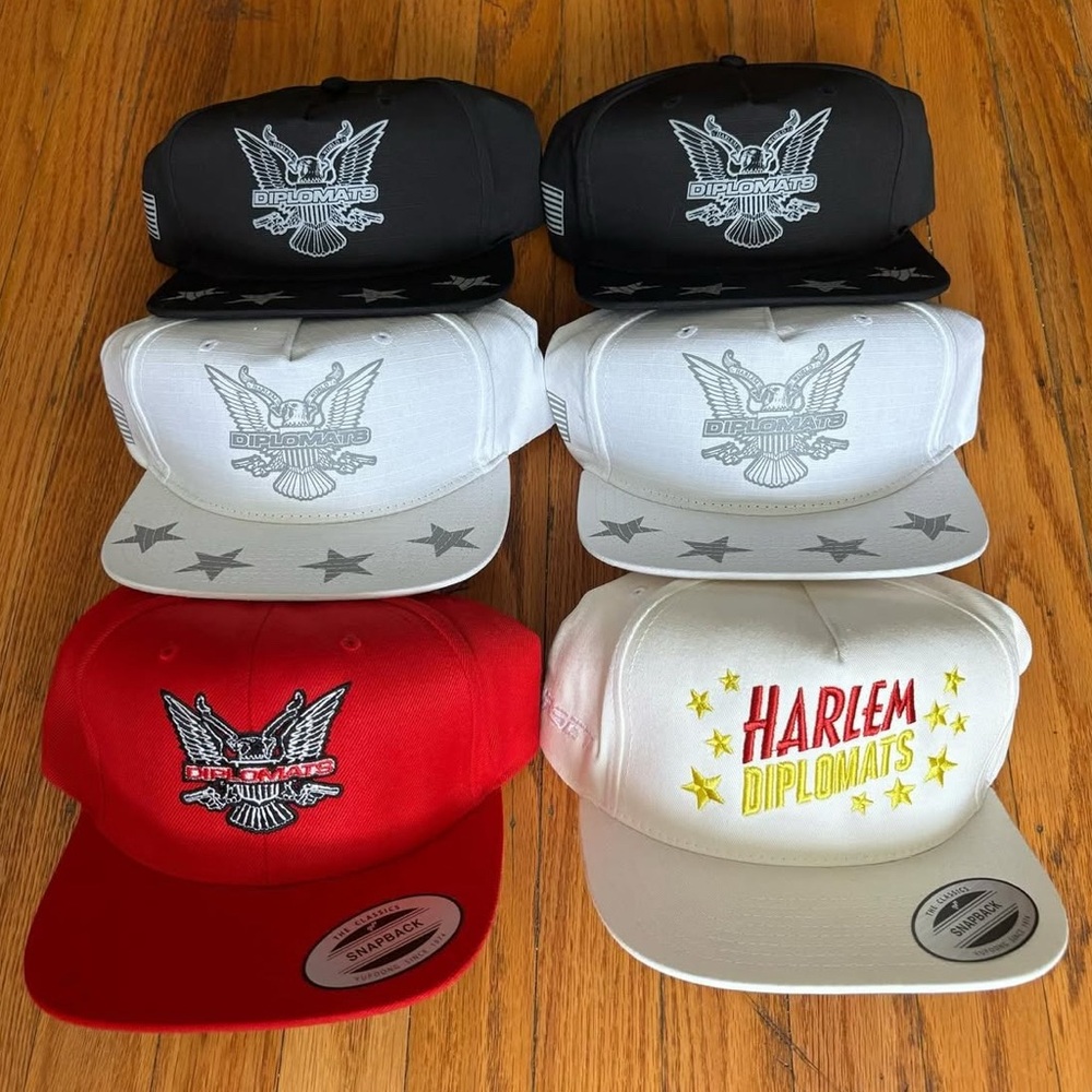 Vintage Dipset Diplomats Rap Group Official Merch Harlem World SnapBack Lot Of 5